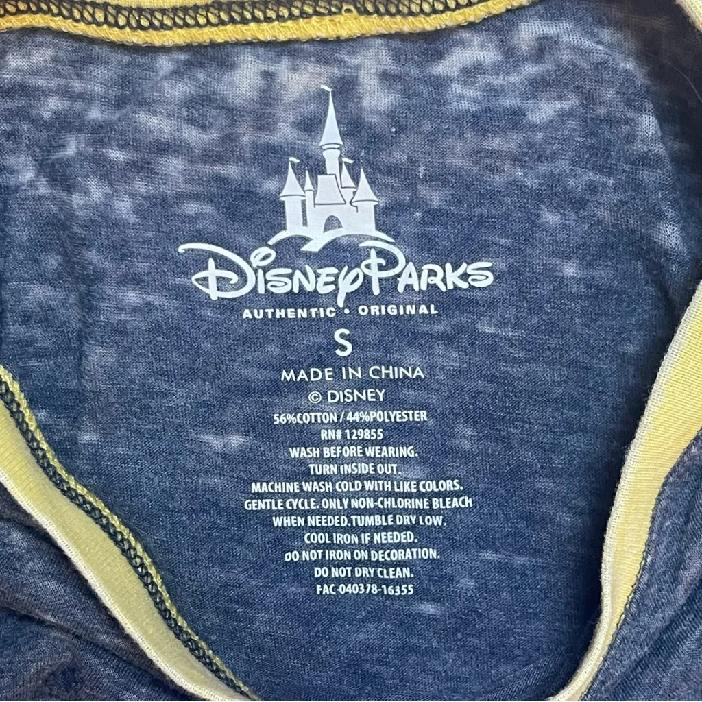 Disney Parks Womens T-Shirt FIGMENT Small Disney World Land Bound Purple Dragon - Image 4