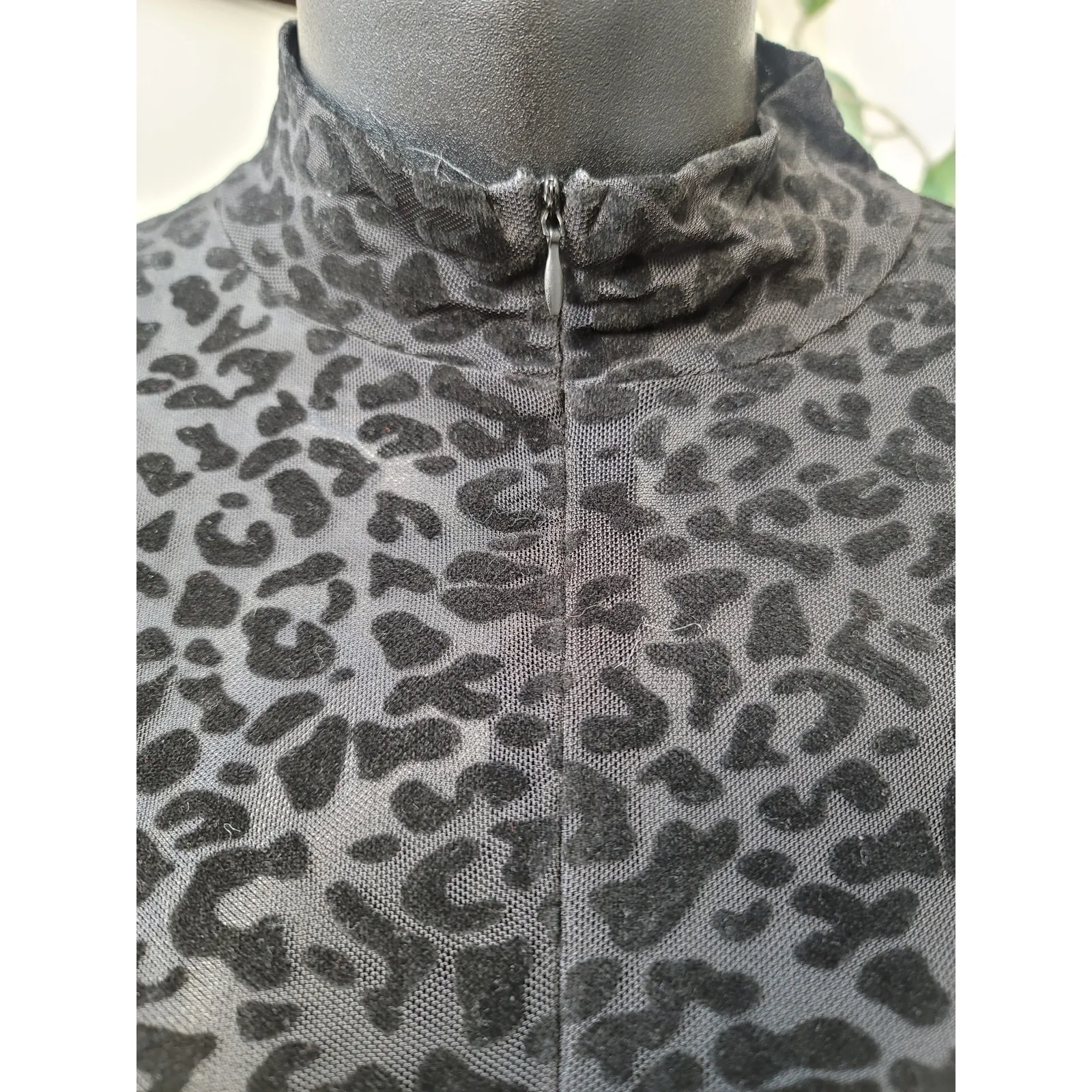 Lane Bryant Jumpsuit Women Size S Brown Metallic Wide Leg Long Sleeve Belted - Image 4