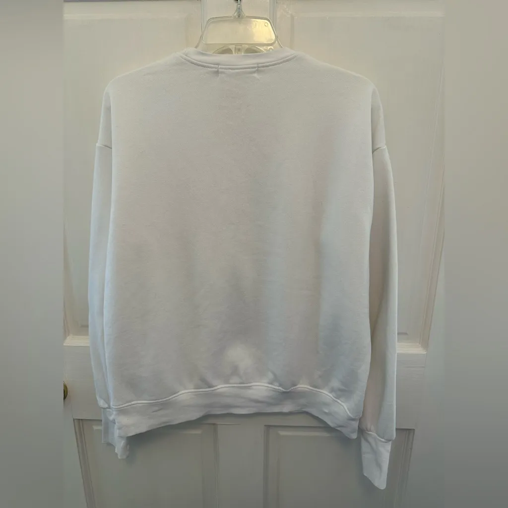 The Laundry Room  Diet Coke Bow Sweatshirt White Small - Image 3