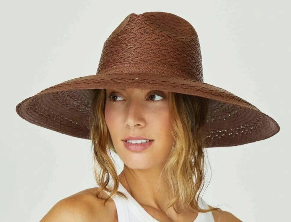 💕FRAYA💕 Redwood Fedora Hat ~ Mahogany Brown Small/Medium NWT - Image 6