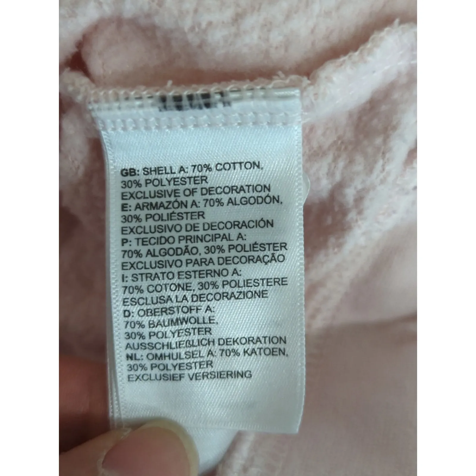 The North Face Logo Pink Pullover Hooded Sweatshirt Women XS Outdoor Casual - Image 6