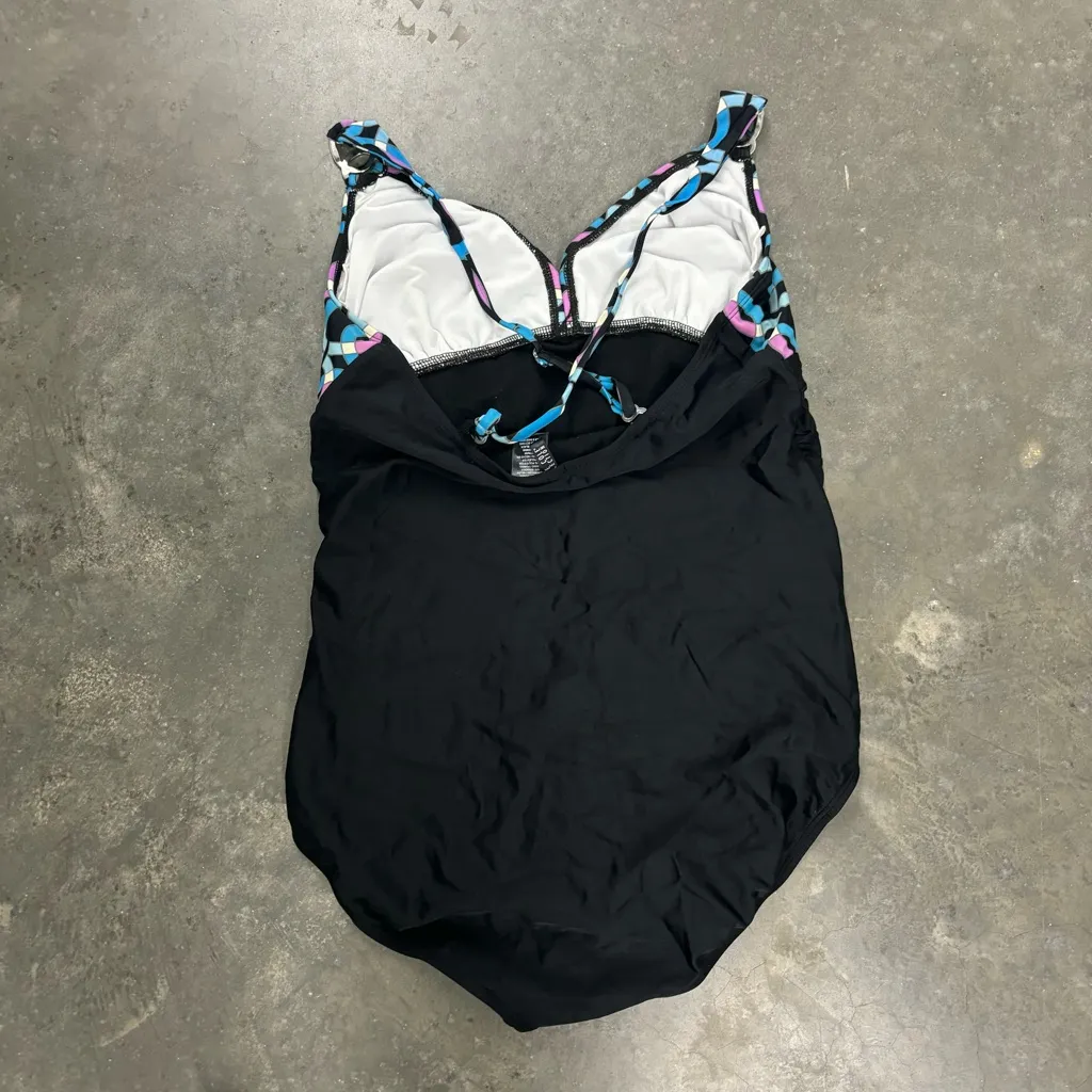 Anne Cole one piece beach swimwear swimsuit Size 8 - Image 3