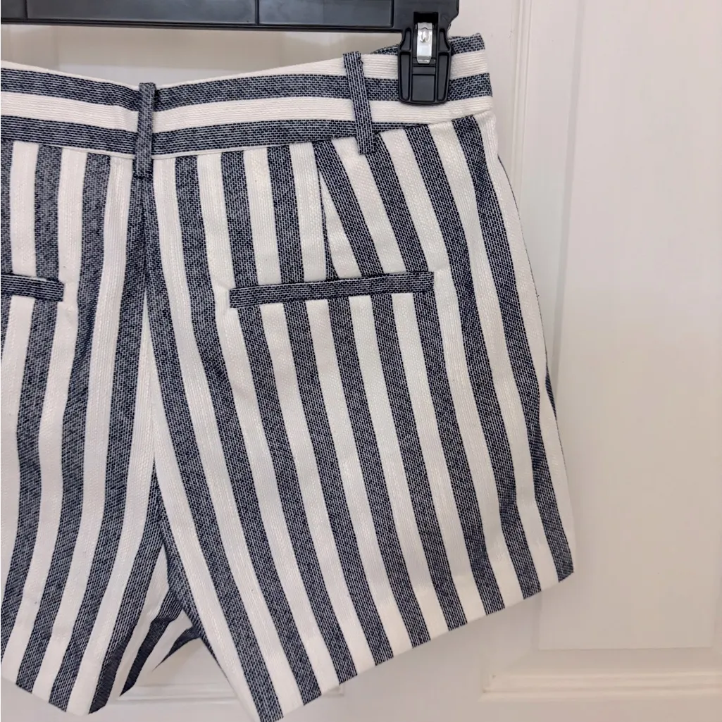 LOFT Striped Riviera Short in White and Navy - Image 8