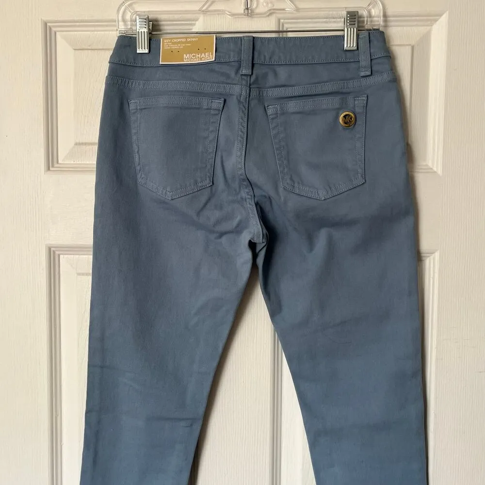 MICHAEL Michael Kors Izzy Cropped Skinny Mid-Rise Cropped Pants - Size 2P - NWT - Image 4