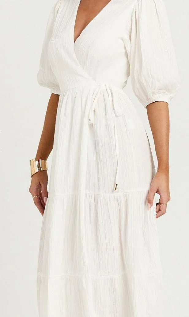 White Midi Dress - Image 3