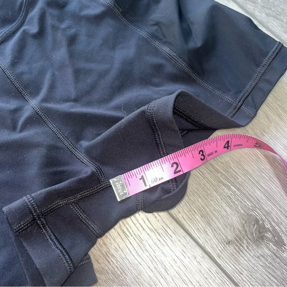 NWT Athleta Mesh Me Up Romper one piece Small Black - Image 2