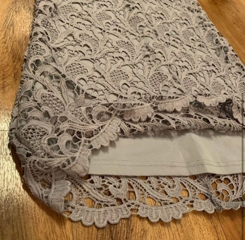 She & Sky Lace Pattern Dress  - Image 4