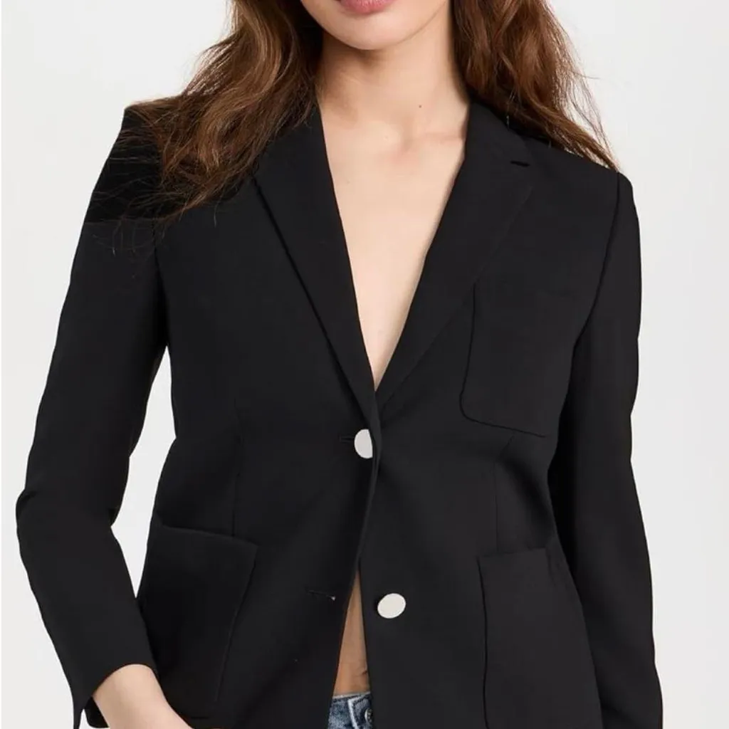 Theory Shrunken Patch Pocket Jacket - Image 2