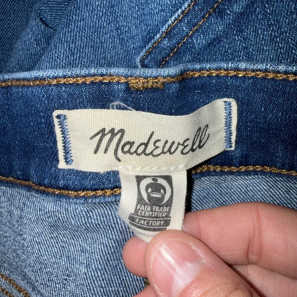 Madewell Flared Wide Leg Crop Jeans-Size 25 - Image 9