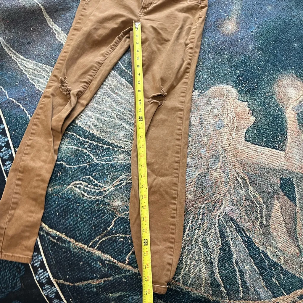 RSQ Miami Brown High‑Rise Skinny Jeggings Sz 5 Women’s Comfort Stretch Jeans Y2K - Image 10