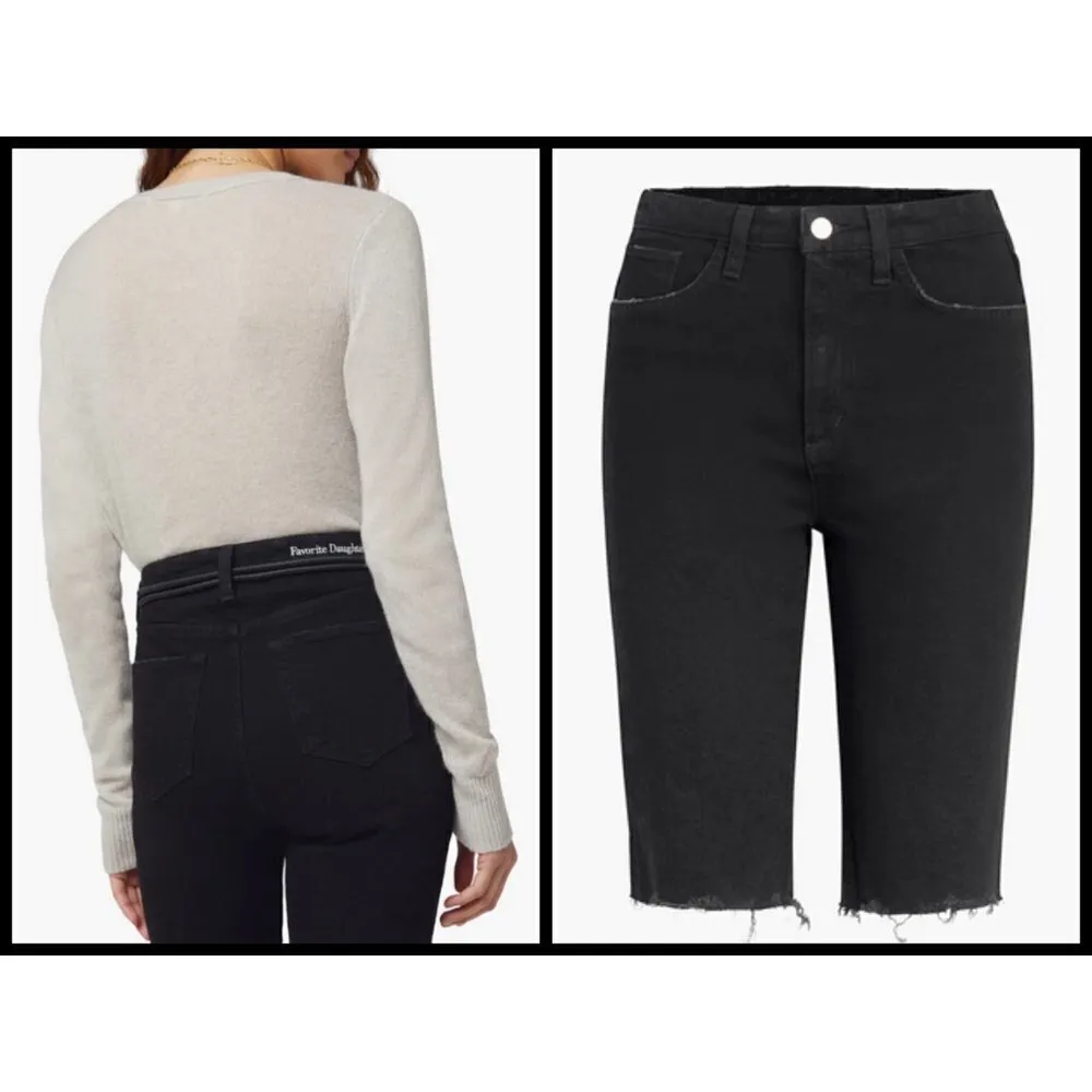 💕FAVORITE DAUGHTER💕 The Eva Long Slim Short ~ Portland Black 27 NWT - Image 6