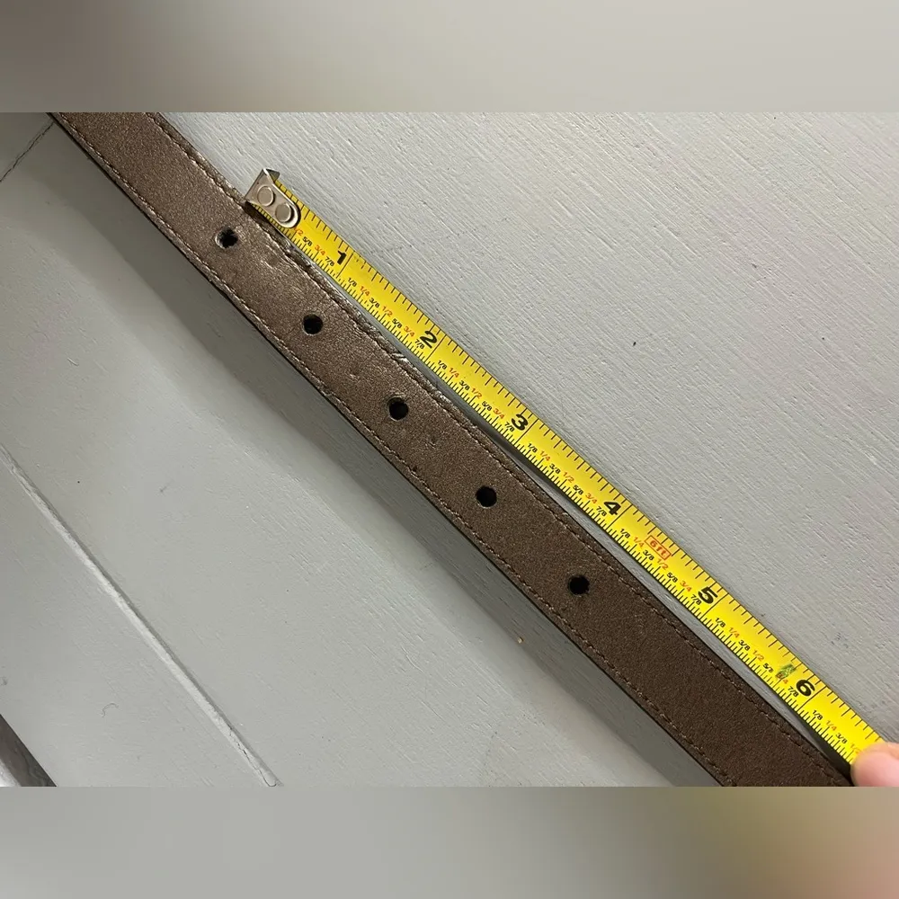 Banana Republic Madmen Cheetah Print Dyed Real Animal Fur Leather Vintage Belt S - Image 11