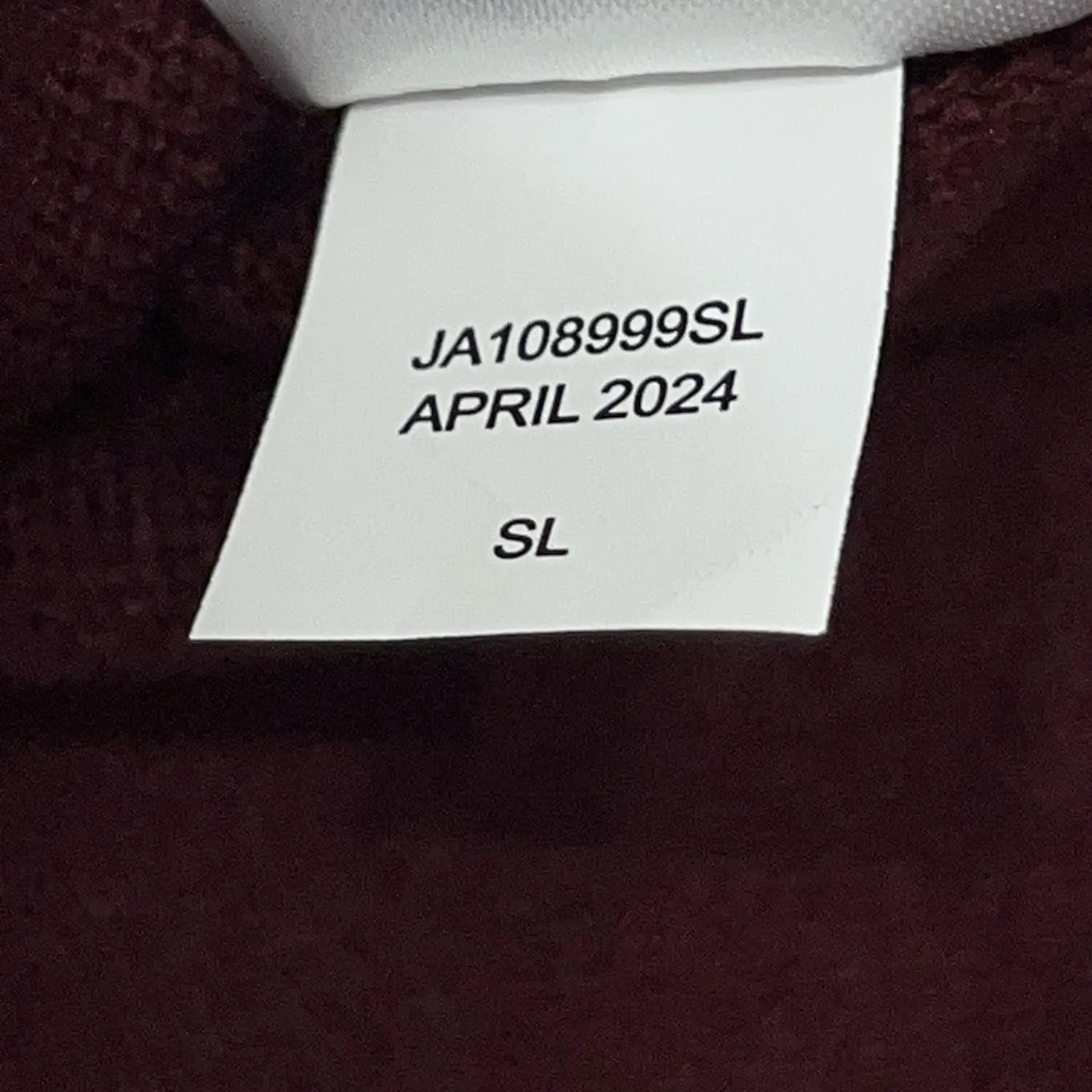 Joseph A. Women's Large Port Red Ribbed Trim Turtleneck Pullover Sweater Boxy - Image 14