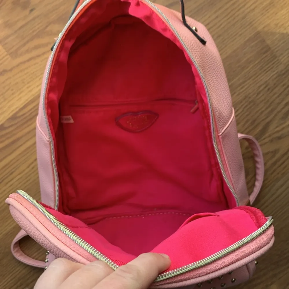 Kiss Me Couture Juicy Couture Pink Backpack Rhinestone Medium Size Accessories - Image 3