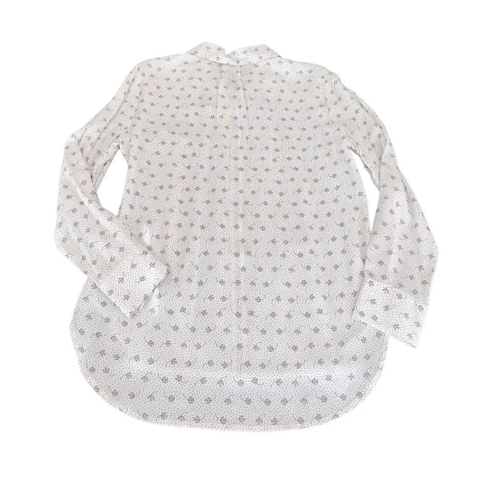 MAX STUDIO button down long sleeve shirt size M - Image 5