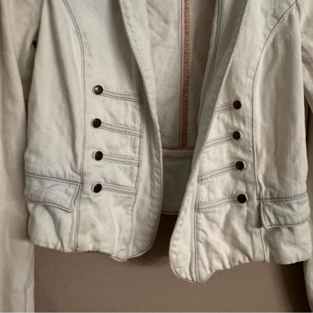 CURRENT ELLIOT Military Style Denim Jacket - Image 2