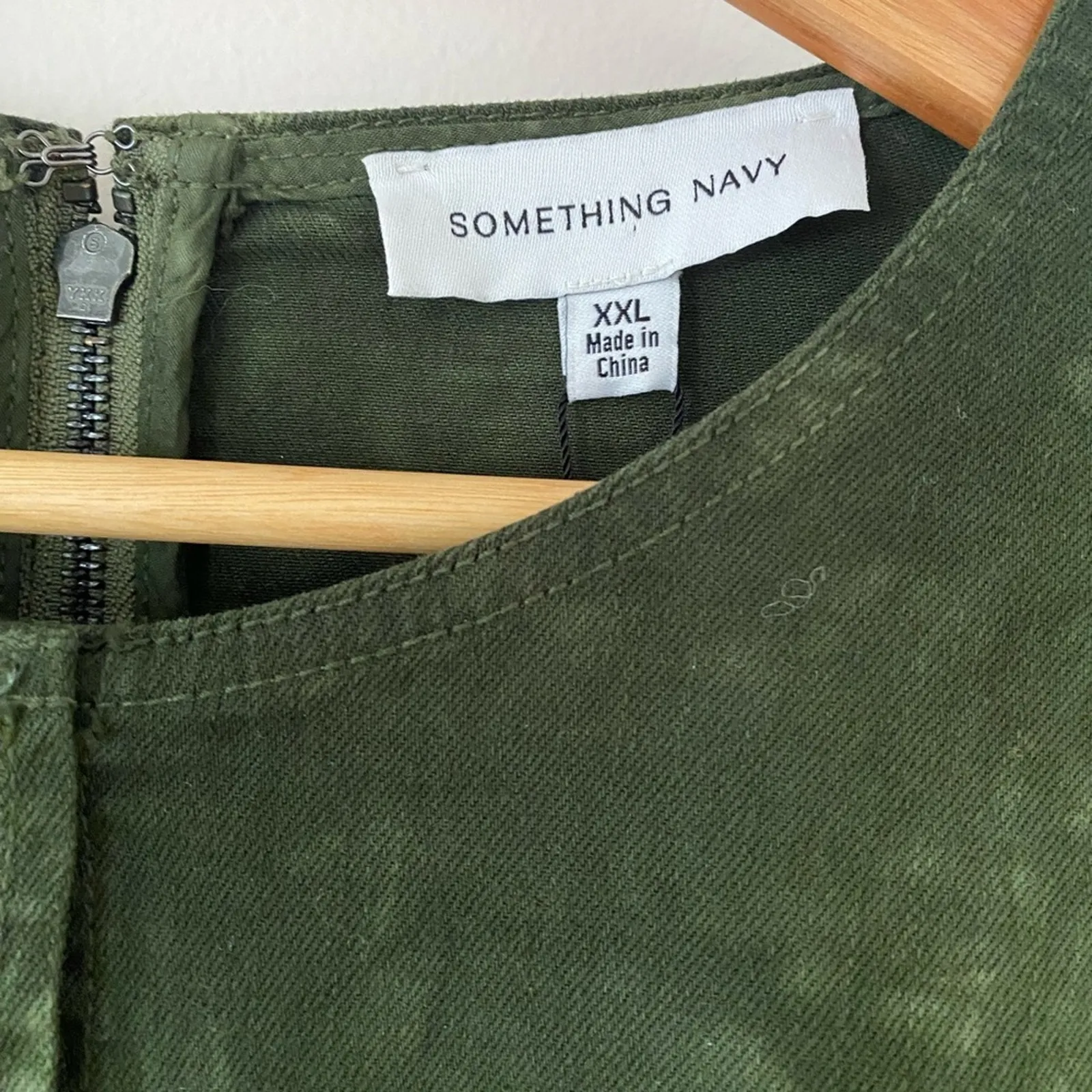 Anthropologie Something Navy Edie Long Sleeve Dress Green Tie Dye Size XXL NWT - Image 6