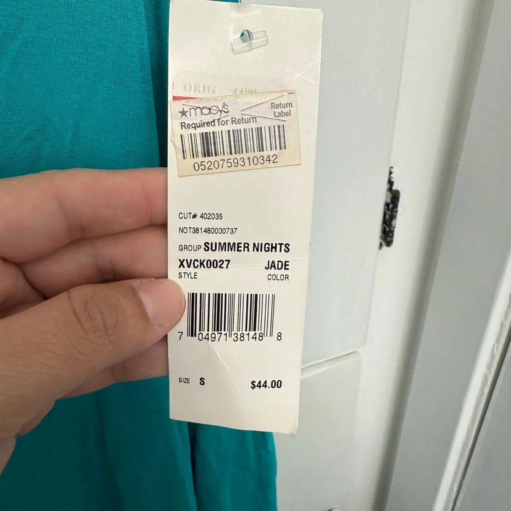 NY collection Teal Maxi Skirt, new. Small - Image 4