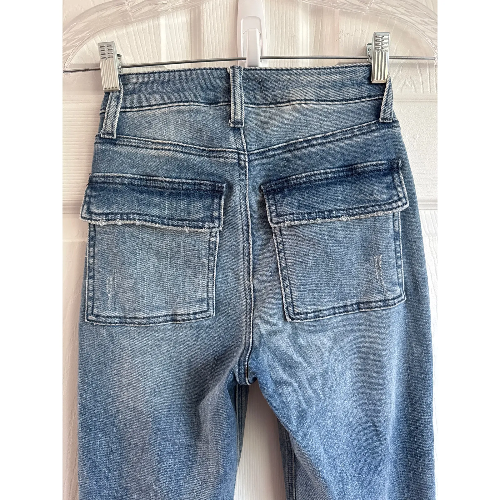 NWT Kut From The Kloth Reese Utility character mid-rise porkchop pockets size 00 - Image 14