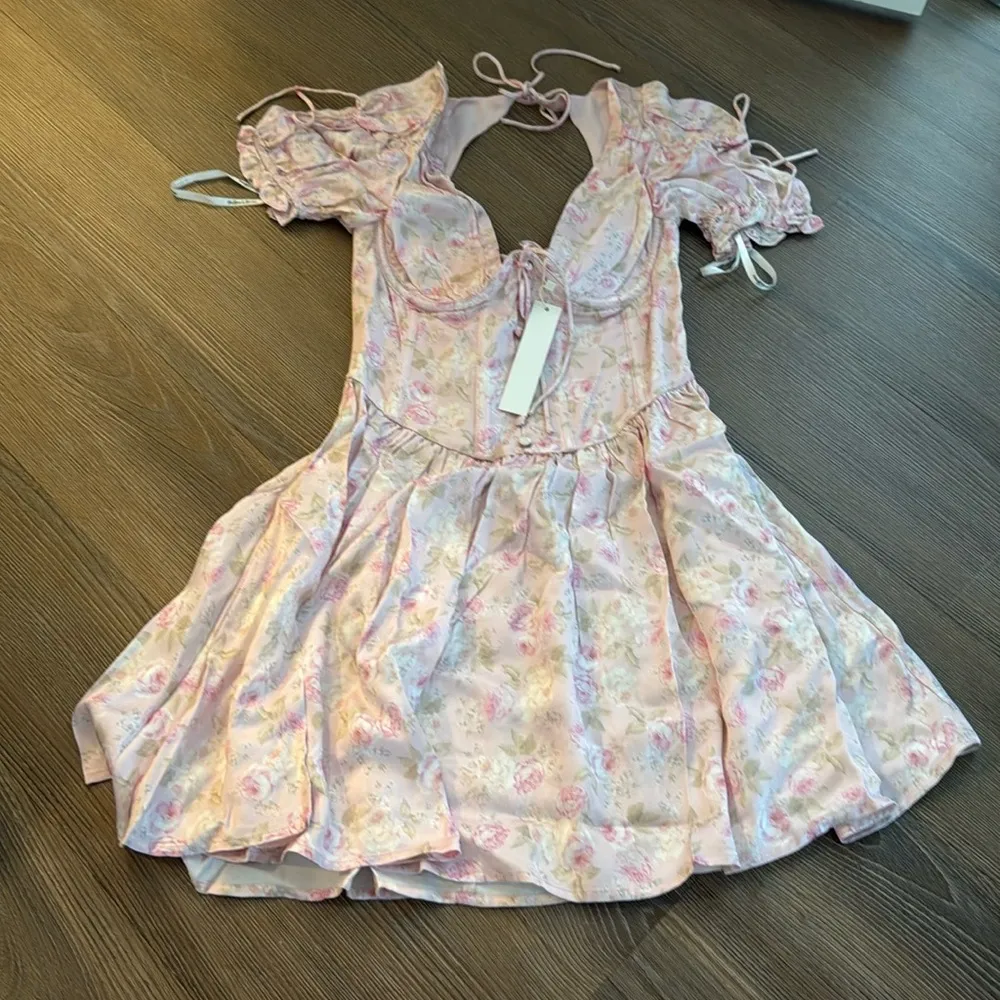 NWT FOR LOVE & LEMONS Paulina Puff Sleeve Mini Dress - Image 5