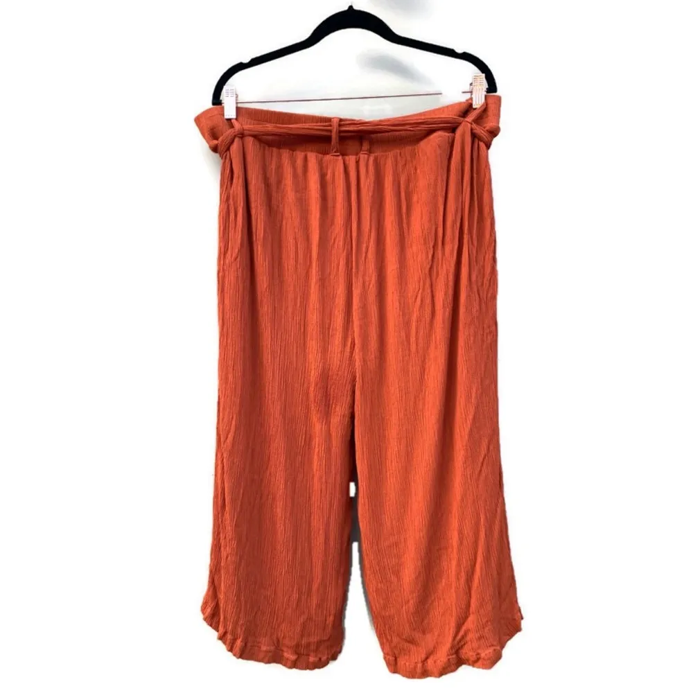 Torrid Wide Leg Gauze Crop Pants - Image 2