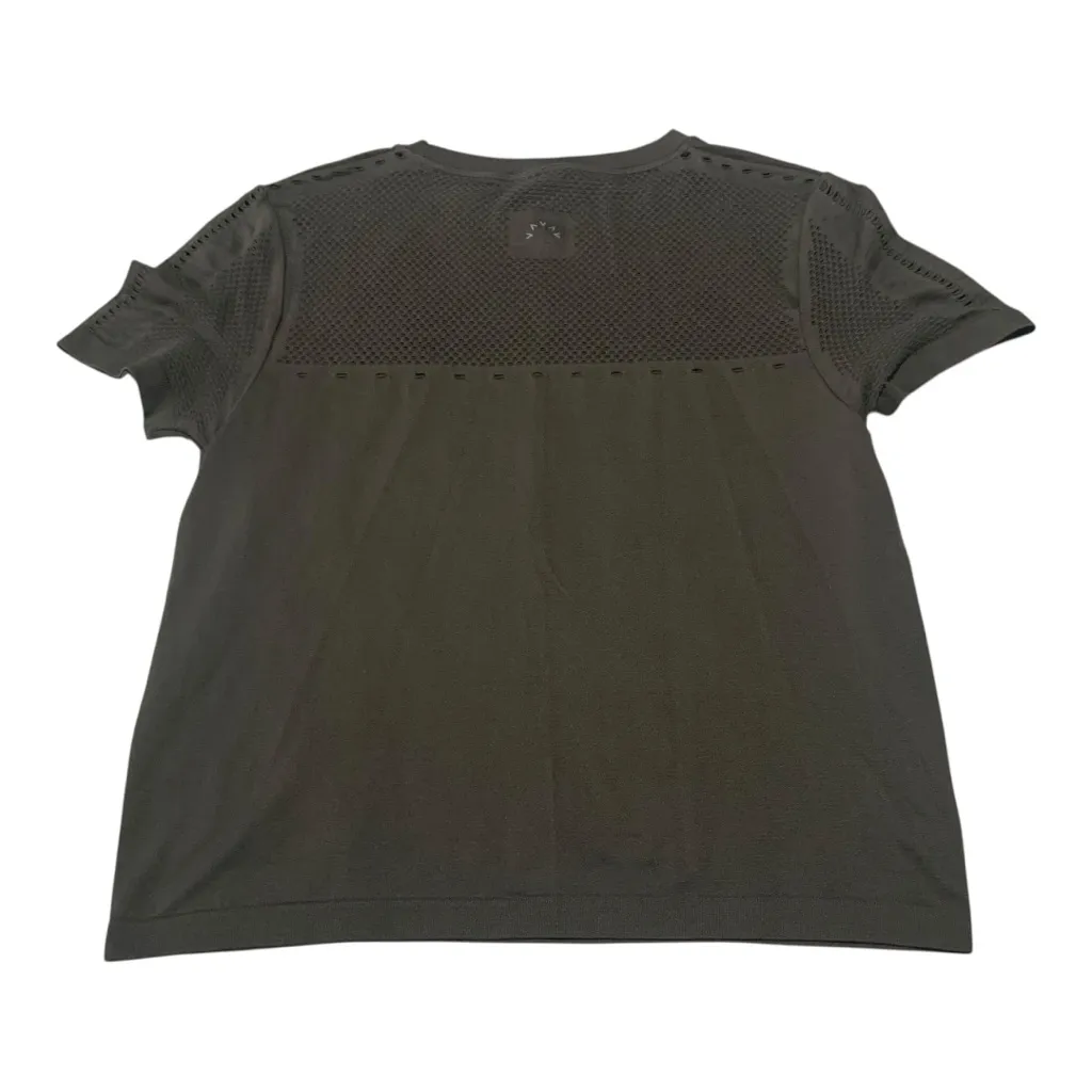 Varley size xxs xs green gray short sleeve athletic workout cut out Top - Image 2