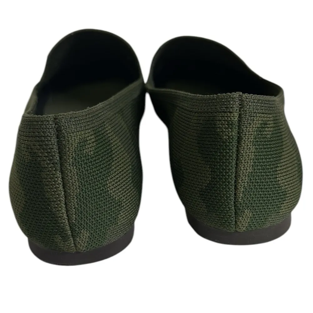 Antonio Melani Washable Flats Loafers Slip Ons Camo Green Round Toe Womens 9.5 M - Image 6