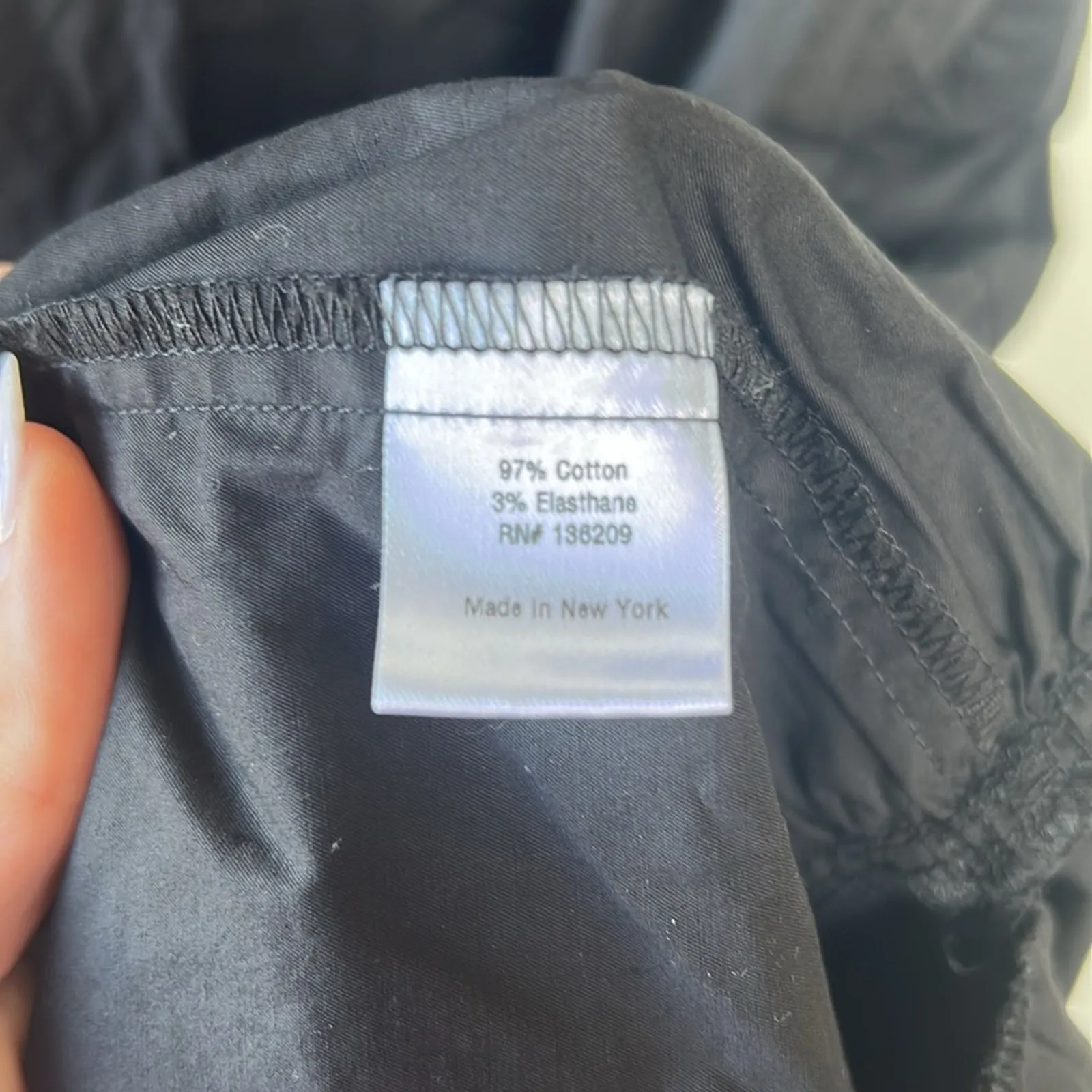 Hatch Maternity The Brooke Ruffle Mini Tunic Dress in Black X - Image 5