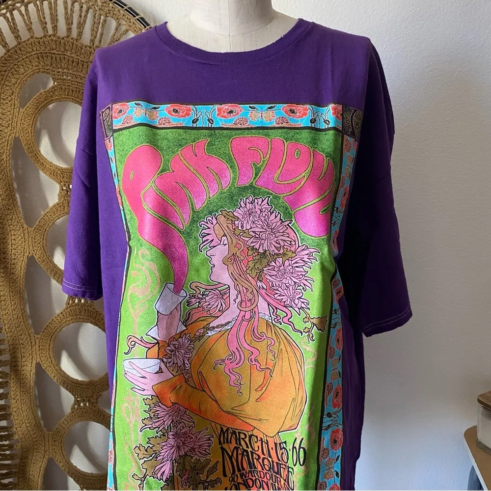 UO Pink Floyd London Tour T-Shirt Dress - Image 6