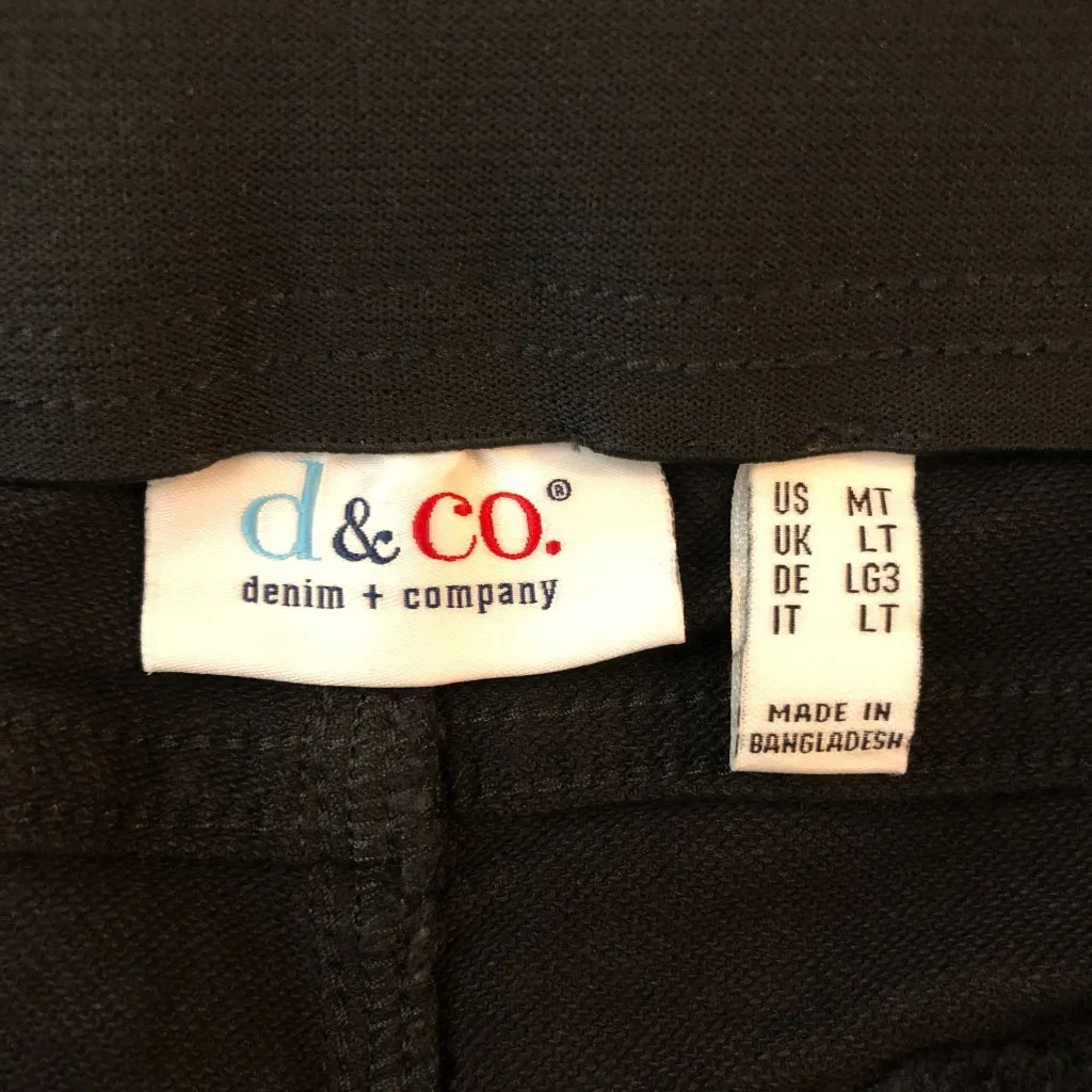 d&co Denim & Co. Comfy Knit Straight Leg Pull - Image 3