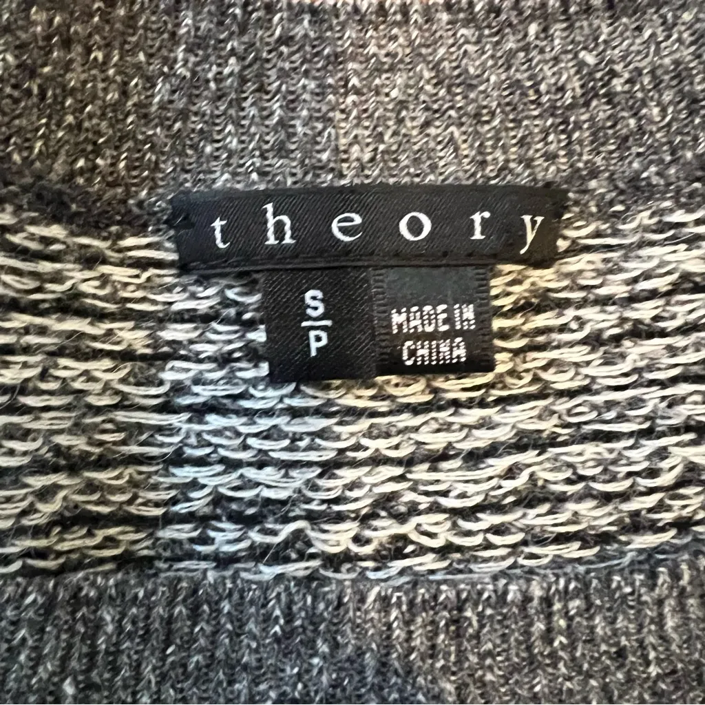 Theory  Charcoal Knit Women's Sweater - Image 3