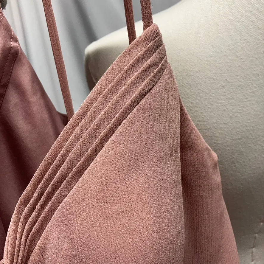 Azazie Rebecca Bridesmaid Dress Dusty Rose Pink Custom Size Womens Wedding Prom‎ - Image 12