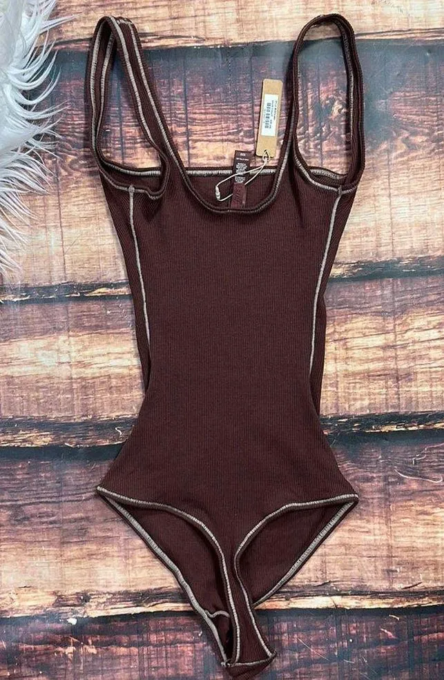 Skims Brown Bodysuit Chocolate - Image 6