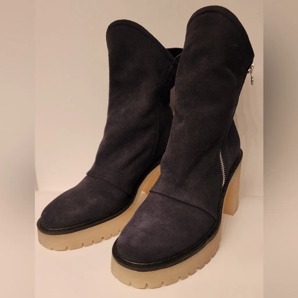 Free People Jack Zip Boot Women’s Onyx Black Leather Size 8 - Image 3