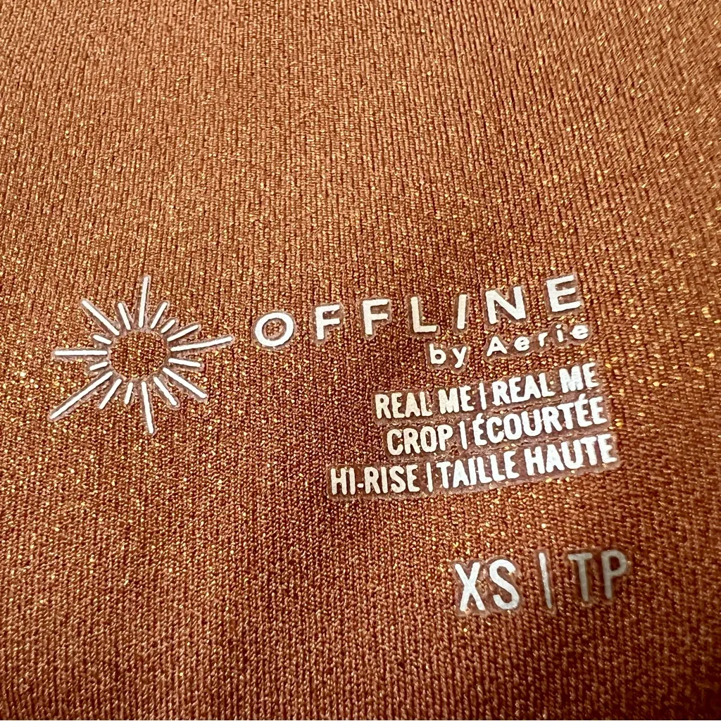 Offline by aerie Women’s Shimmering Bronze High - Image 4