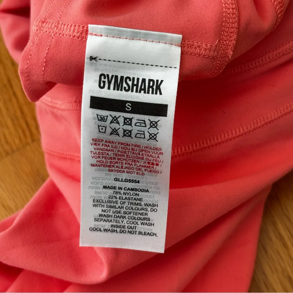 Gymshark Whitney High Rise Leggings Peony Pink S Activewear Training Gym Contour - Image 4