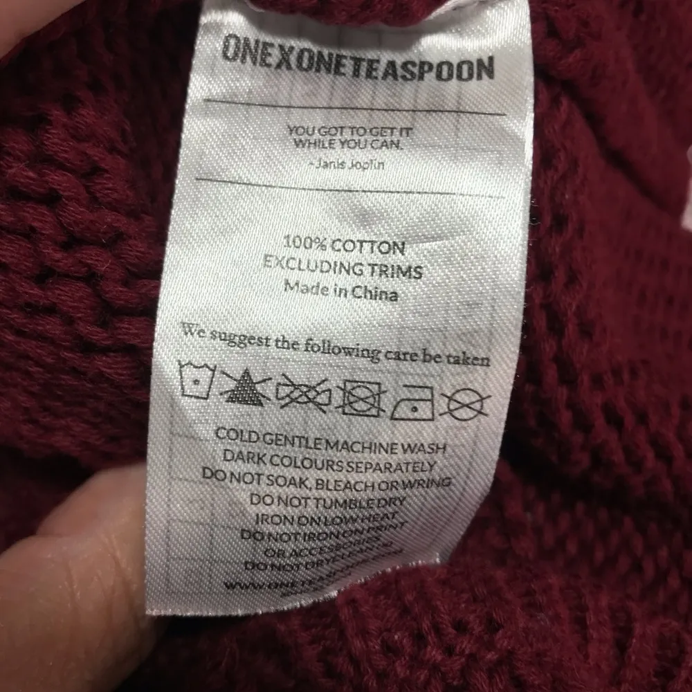 One Teaspoon Frontier Cable Knit Sweater T… - Image 8