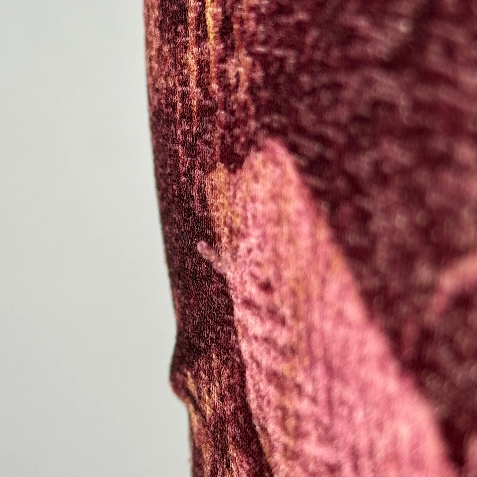 Y2k Mesh Sheer Baby Tee T-Shirt Floral V-Neck Large Karen Kane - Image 5