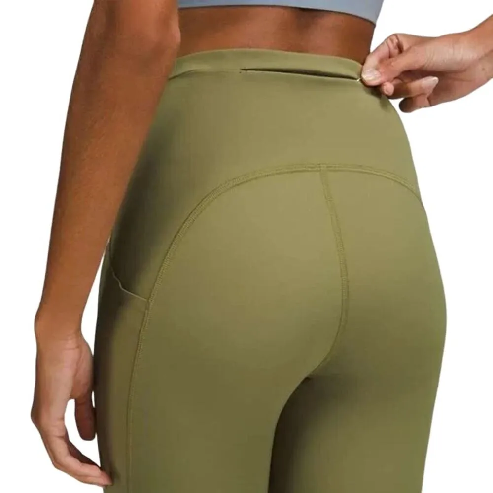 LULULEMON Women's Bronze Green Swift Speed High-Rise Crop 21" Leggings Sz 6 - Image 3