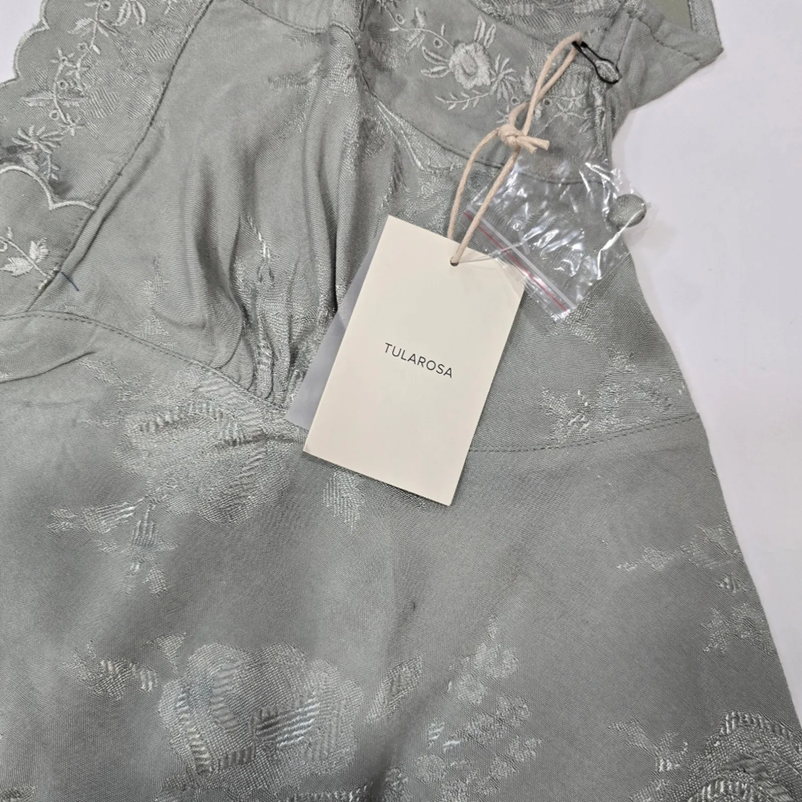 Tularosa Natalie Embroidered Top Blue Abyss Large - Image 4