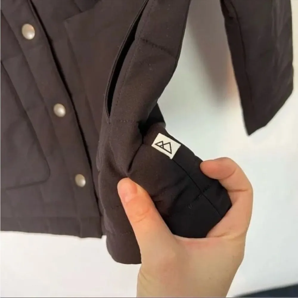 Wild Rye NWT Imogene shacket black bean XS - Image 4