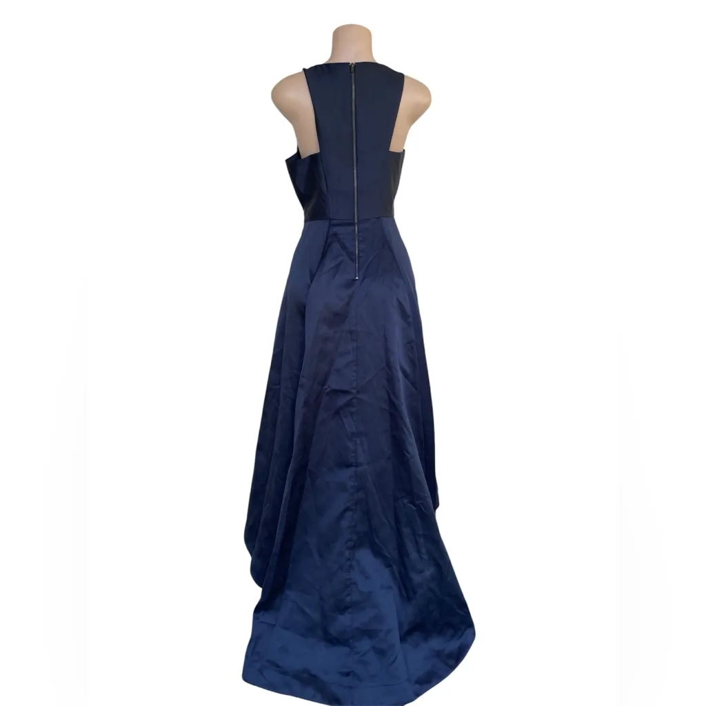 Adrianna Papell Navy Blue Maxi Dress - Image 3
