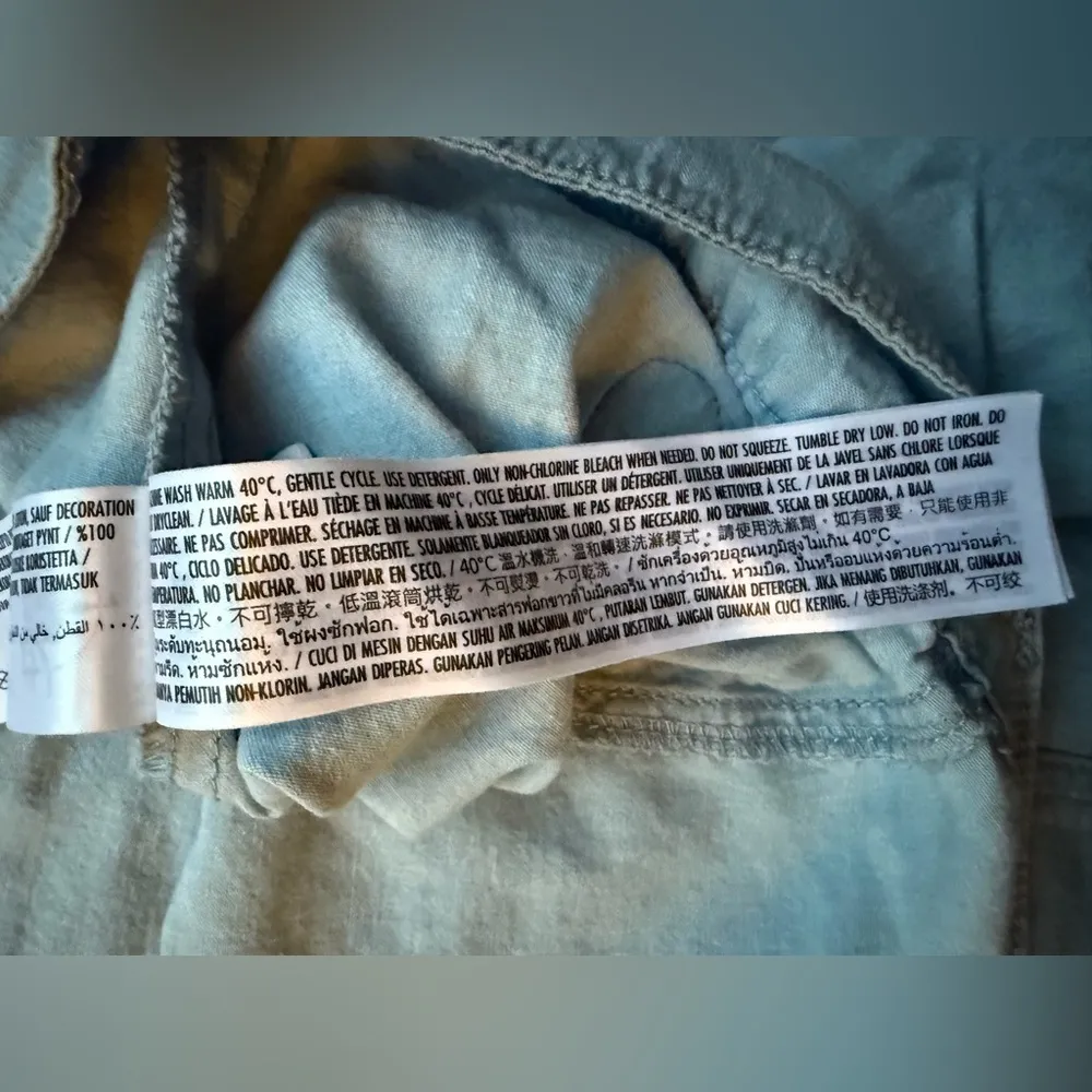 Disney Mickey and Minnie Denim Patch Skirt 3X - Image 13