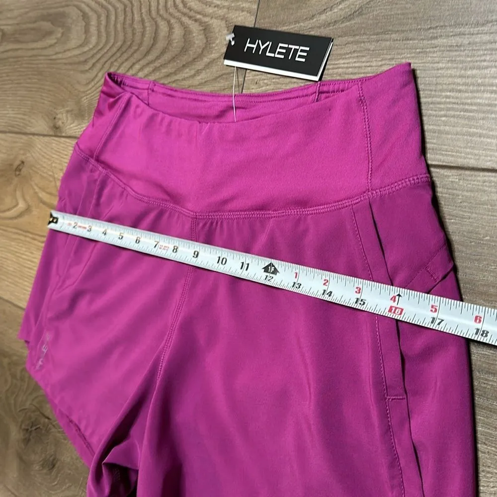 Hylete Versa 5"‎ Pink Lined Pocket Running Shorts Size XS - Image 11