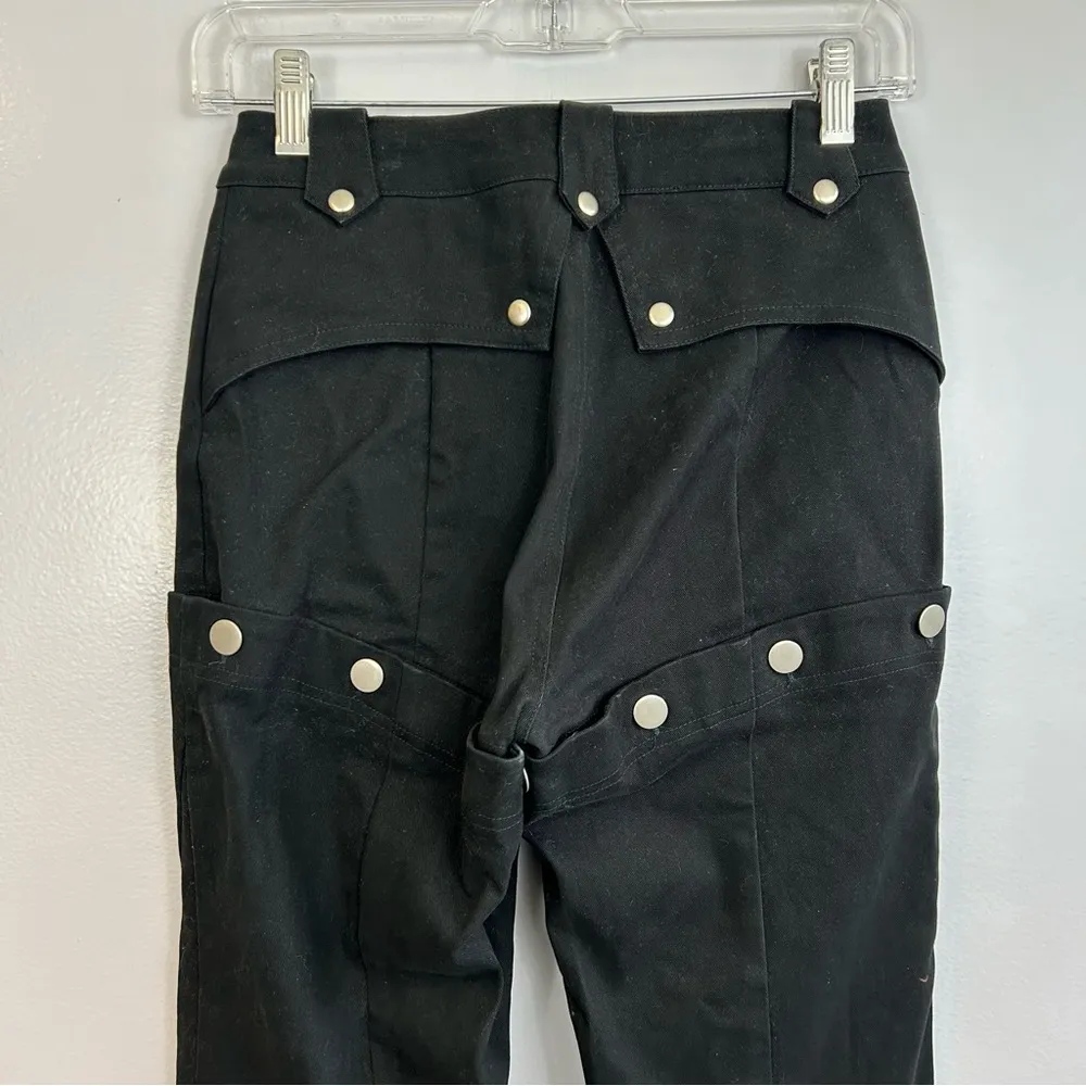 I.AM.GIA Black Dagger Convertible High Waisted Snap Pants Size XS - Image 13
