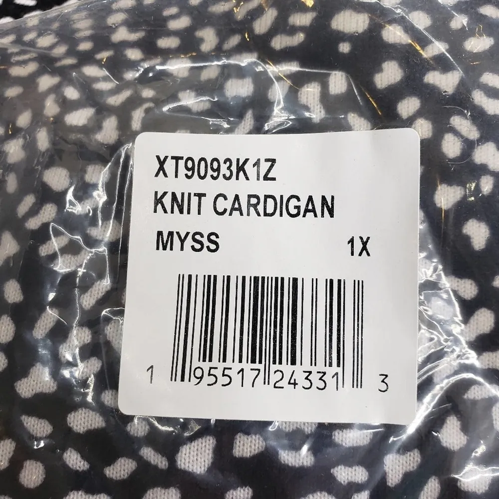 Sanctuary Womens 1X Patch Pocket Knit Cardigan Mystic Spot NEW - Image 12