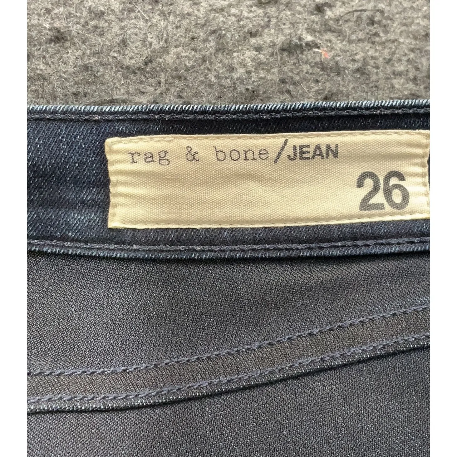 Rag & Bone High Rise Ankle Skinny Jeans‎ Twilight Wash Denim Size 26 - Image 3