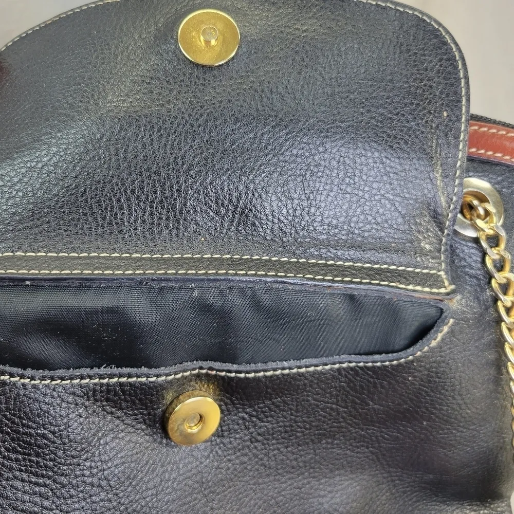 Bally leather shoulder bag made in Italy Blue - Image 8