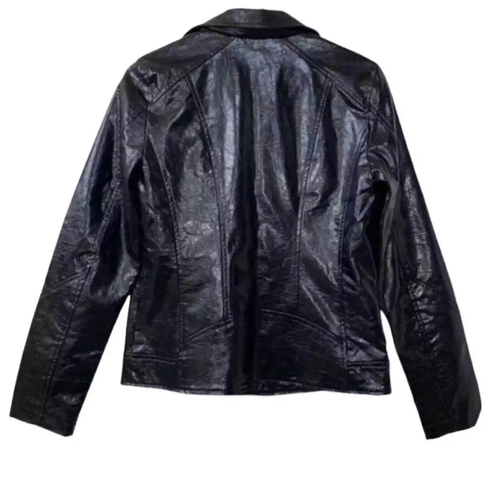 Bernardo Black Faux Leather
Jacket(Size Small) - Image 4