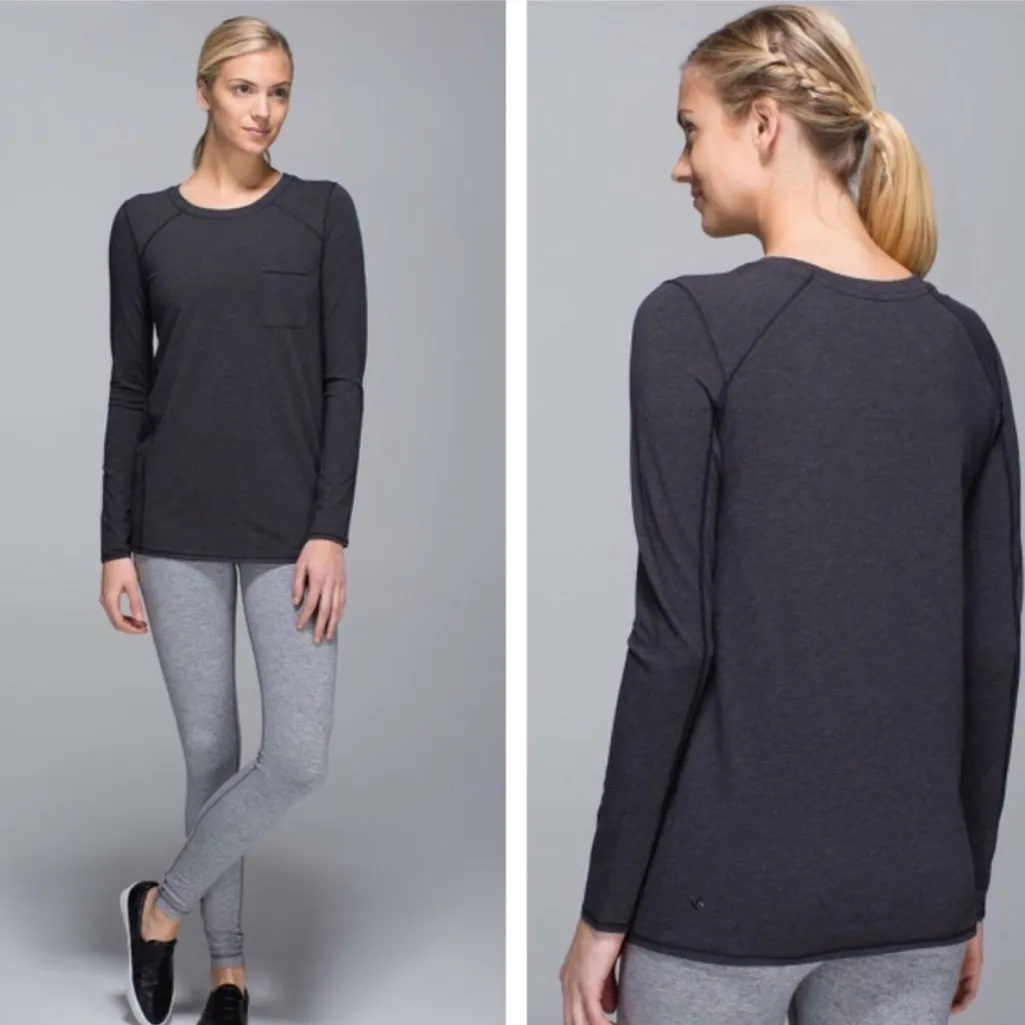 Lululemon find your zen‎ long sleeve pocket tee - Image 2